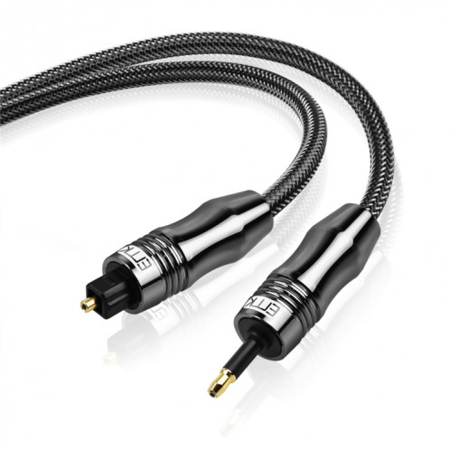 Câble audio optique numérique EMK OD6.0mm 3,5 mm Toslink vers Mini Toslink, longueur: 2 m SE78031061-010