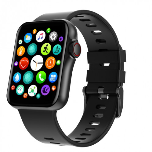 D06 1,6 pouces IPS écran couleur IP67 montre intelligente étanche, prise en charge de la surveillance du sport / surveillance du sommeil / surveillance de la fréquence cardiaque (noir) SH101A1887-018