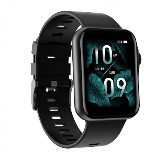 D06 1,6 pouces IPS écran couleur IP67 montre intelligente étanche, prise en charge de la surveillance du sport / surveillance du sommeil / surveillance de la fréquence cardiaque (noir) SH101A1887-018