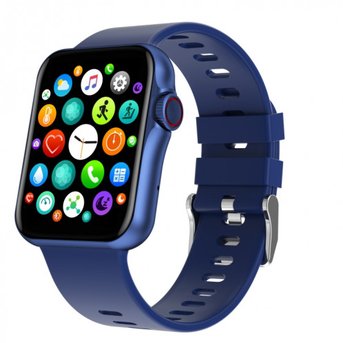D06 1,6 pouces IPS écran couleur IP67 montre intelligente étanche, prise en charge de la surveillance du sport / surveillance du sommeil / surveillance de la fréquence cardiaque (bleu) SH101B1987-018