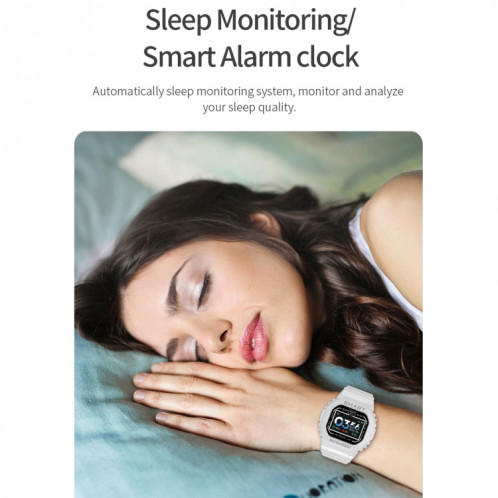 K16 1.14 pouces TFT écran couleur IP68 montre intelligente étanche, prise en charge de la musique Bluetooth / surveillance du sommeil / surveillance de la fréquence cardiaque (coloré) SH801C1434-015