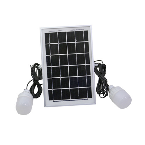 SNF-0092 6W ampoule d'éclairage de lanterne solaire extérieure IP44 LED étanche un pour deux système d'éclairage lampe de jardin fendue, longueur: 5 m SH501B102-010