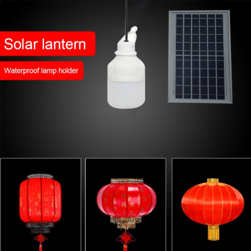 SNF-0092 6W ampoule d'éclairage de lanterne solaire extérieure IP44 LED étanche un pour deux système d'éclairage lampe de jardin fendue, longueur: 5 m SH501B102-010