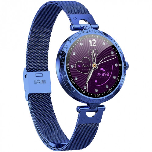 AK22 1.09 pouces IPS écran IP67 montre intelligente étanche, prise en charge de la surveillance du sommeil / surveillance de l'oxygène sanguin / surveillance de la fréquence cardiaque (bleu) SH101B1706-012
