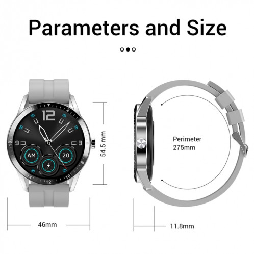 Montre intelligente étanche IP67 avec écran couleur IPS G20 1,3 pouces, prise en charge de la surveillance de l'oxygène dans le sang / surveillance du sommeil / surveillance de la fréquence cardiaque, style: bracelet SH301C775-016