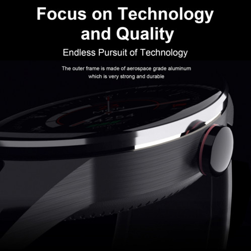 H6 1.28 pouces écran tactile IP67 montre intelligente étanche, prise en charge des appels Bluetooth / surveillance du sommeil / surveillance de la fréquence cardiaque (noir) SH301A1701-018
