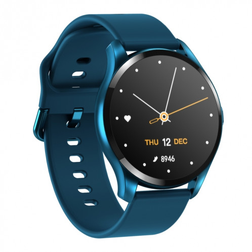 T88 1,28 pouces TFT écran couleur IP67 montre intelligente étanche, prise en charge de la surveillance de la température corporelle / surveillance du sommeil / surveillance de la fréquence cardiaque (bleu) SH101A696-017