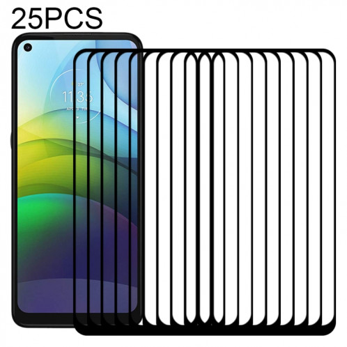 Pour Motorola Moto G9 Power 25 PCS Full Glue Film en verre trempé plein écran SH1001205-08