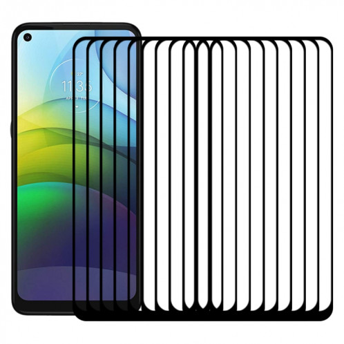 Pour Motorola Moto G9 Power 25 PCS Full Glue Film en verre trempé plein écran SH1001205-08