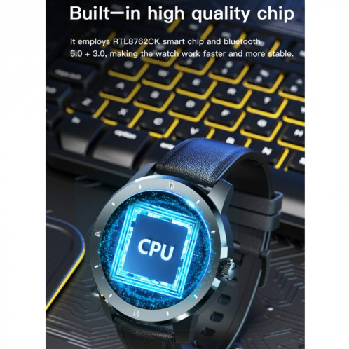 MX12 1,3 pouces IPS écran couleur IP68 montre intelligente étanche, prise en charge des appels Bluetooth / surveillance du sommeil / surveillance de la fréquence cardiaque SH001C1870-017