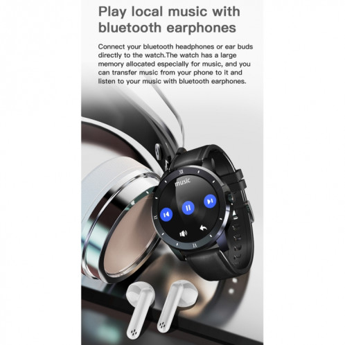 MX12 1,3 pouces IPS écran couleur IP68 montre intelligente étanche, prise en charge des appels Bluetooth / surveillance du sommeil / surveillance de la fréquence cardiaque SH001C1870-017