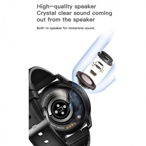 MX12 1,3 pouces IPS écran couleur IP68 montre intelligente étanche, prise en charge des appels Bluetooth / surveillance du sommeil / surveillance de la fréquence cardiaque SH001C1870-017