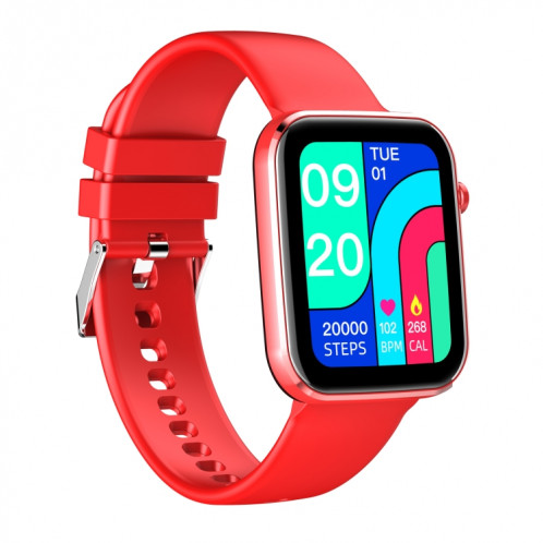Z15 1.69 pouces écran tactile IP67 montre intelligente étanche, prise en charge de la surveillance de la pression artérielle / surveillance du sommeil / surveillance de la fréquence cardiaque (rouge) SH301A320-016