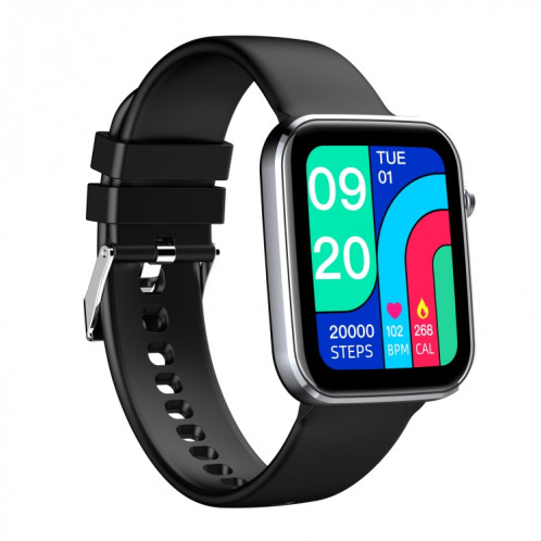 Z15 1.69 pouces écran tactile IP67 montre intelligente étanche, prise en charge de la surveillance de la pression artérielle / surveillance du sommeil / surveillance de la fréquence cardiaque (noir) SH301B1671-016