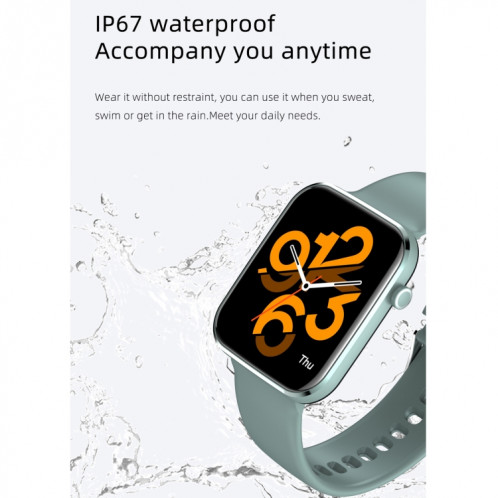 Z15 1.69 pouces écran tactile IP67 montre intelligente étanche, prise en charge de la surveillance de la pression artérielle / surveillance du sommeil / surveillance de la fréquence cardiaque (rouge) SH301A320-016
