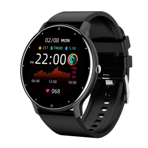 ZL02 1.28 pouces écran tactile IP67 montre intelligente étanche, prise en charge de la surveillance de la pression artérielle / surveillance du sommeil / surveillance de la fréquence cardiaque (noir) SH401A578-017