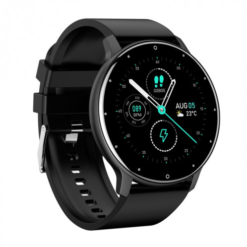 ZL02 1.28 pouces écran tactile IP67 montre intelligente étanche, prise en charge de la surveillance de la pression artérielle / surveillance du sommeil / surveillance de la fréquence cardiaque (noir) SH401A578-017