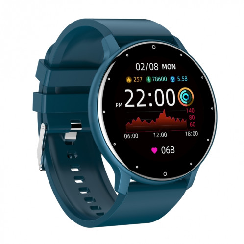 ZL02 1.28 pouces écran tactile IP67 montre intelligente étanche, prise en charge de la surveillance de la pression artérielle / surveillance du sommeil / surveillance de la fréquence cardiaque (bleu) SH401B1406-017