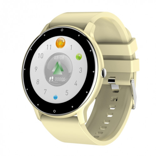 ZL02 1.28 pouces écran tactile IP67 montre intelligente étanche, prise en charge de la surveillance de la pression artérielle / surveillance du sommeil / surveillance de la fréquence cardiaque (or) SH401C170-017