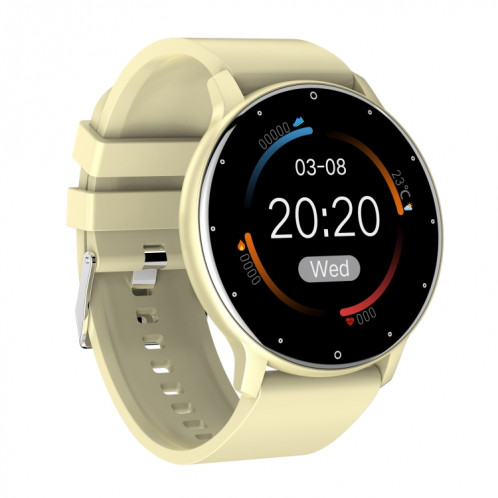 ZL02 1.28 pouces écran tactile IP67 montre intelligente étanche, prise en charge de la surveillance de la pression artérielle / surveillance du sommeil / surveillance de la fréquence cardiaque (or) SH401C170-017