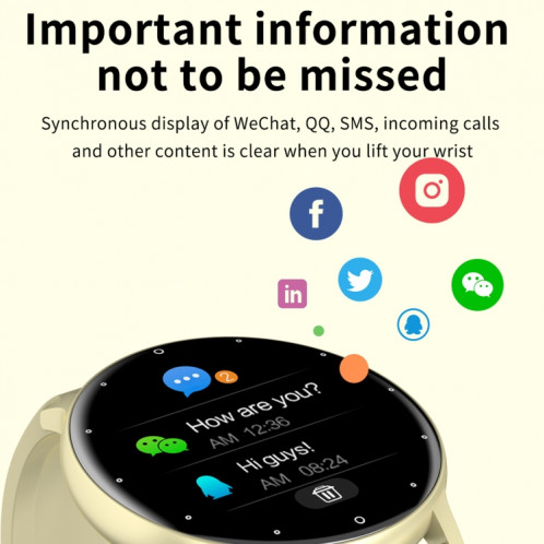 ZL02 1.28 pouces écran tactile IP67 montre intelligente étanche, prise en charge de la surveillance de la pression artérielle / surveillance du sommeil / surveillance de la fréquence cardiaque (bleu) SH401B1406-017