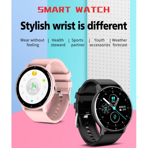 ZL02 1.28 pouces écran tactile IP67 montre intelligente étanche, prise en charge de la surveillance de la pression artérielle / surveillance du sommeil / surveillance de la fréquence cardiaque (bleu) SH401B1406-017