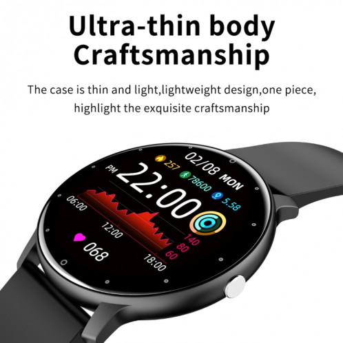 ZL02 1.28 pouces écran tactile IP67 montre intelligente étanche, prise en charge de la surveillance de la pression artérielle / surveillance du sommeil / surveillance de la fréquence cardiaque (or rose) SH401D1403-017