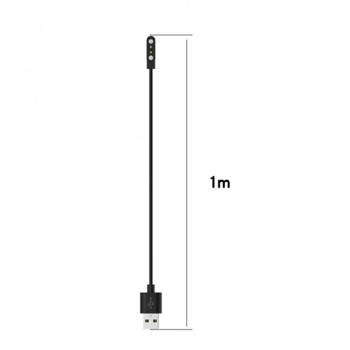 Pour câble de charge magnétique USB Willful IP68 / SW021 / ID205U / ID205S, longueur: 1 m (noir) SH801A738-06