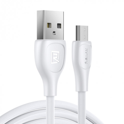 Remax RC-160M 2.1A Micro USB Lesu Pro Series Charging Data Cable, Length: 1m(White) SR303B599-05