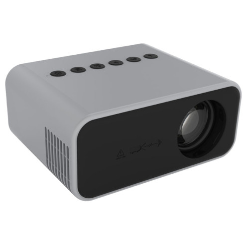 T500 1920x1080P 80 Lumens Portable Mini Home Theater Led HD Digital Projecteur sans télécommande et adaptateur (blanc) SH101A762-017