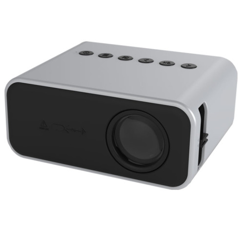 T500 1920x1080P 80 Lumens Portable Mini Home Theater Led HD Digital Projecteur sans télécommande et adaptateur (blanc) SH101A762-017