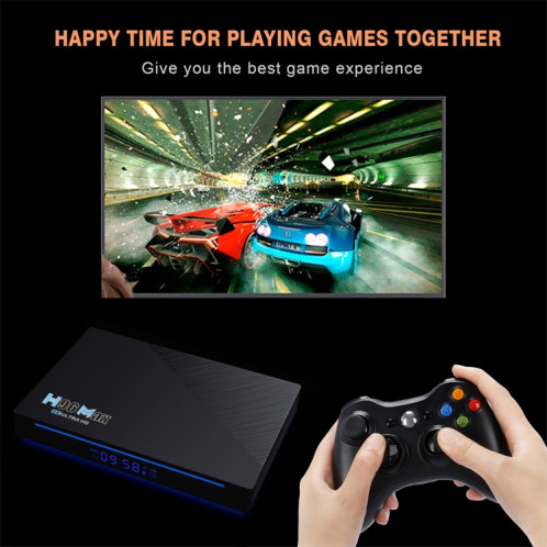 H96 Max 8K Smart TV BOX Android 11.0 Lecteur multimédia avec télécommande, Quad Core RK3566, RAM : 4 Go, ROM : 32 Go, Double fréquence 2,4 GHz WiFi/5G, Type de prise : Prise US SH6701505-016