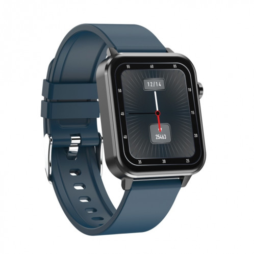 E86 1,7 pouce TFT Color Screen Smart Watch Smart Smart, Support Surveillance de l'oxygène sanguin / Surveillance de la température corporelle / Diagnostic médical Ai, Style: Sangle TPU (Bleu) SH101A1370-024