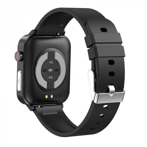 E86 1,7 pouce TFT Color Screen Smart Watch Smart Smart, Support Surveillance de l'oxygène sanguin / Surveillance de la température corporelle / Diagnostic médical de l'AI, Style: Bracelet TPU (Noir) SH101B41-024