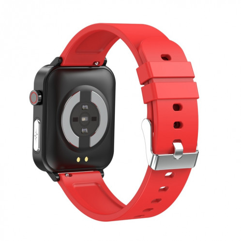 E86 1.7 pouces TFT Color Screen Smart Watch Smart Smart, Support Surveillance de l'oxygène sanguin / Surveillance de la température corporelle / Diagnostic médical Ai, Style: Sangle TPU (rouge) SH101C1982-024