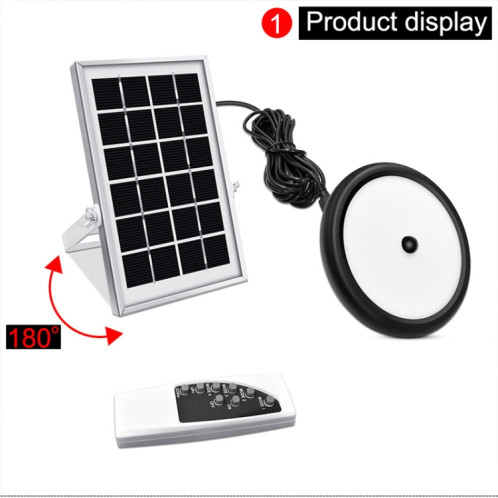 Induction intelligente 56LÉS Solaire Lumière solaire Voyant intérieur et extérieur Garage LED Lampe, Couleur de la lumière: Lumière blanche (Noir) SH201A621-011