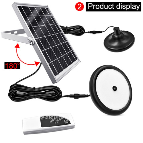 Induction intelligente 56LÉS Solaire Lumière solaire Voyant intérieur et extérieur Garage LED Lampe, Couleur de la lumière: Lumière blanche (Noir) SH201A621-011