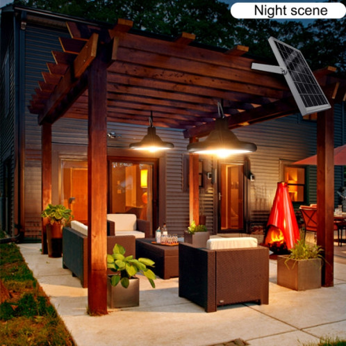 Induction intelligente 56LÉS Solaire Lumière solaire Voyant intérieur et extérieur Garage LED Lampe, Couleur de la lumière: Lumière blanche (Noir) SH201A621-011