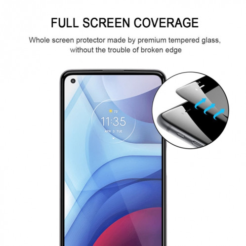 Pour Motorola Moto G Power (2021) Film de verre trempé en pleine glu SH4603277-07