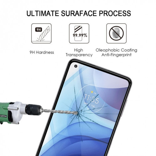 Pour Motorola Moto G Power (2021) Film de verre trempé en pleine glu SH4603277-07