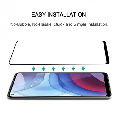 Pour Motorola Moto G Power (2021) Film de verre trempé en pleine glu SH4603277-07