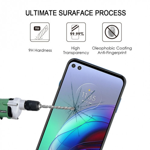 Pour Motorola Moto G100 Film en verre trempé plein écran complet SH4605518-07
