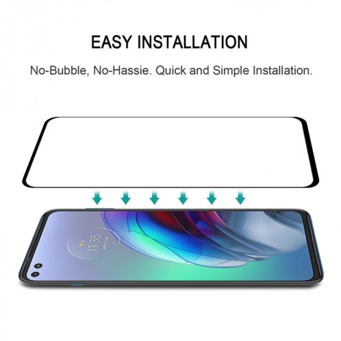 Pour Motorola Moto G100 Film en verre trempé plein écran complet SH4605518-07