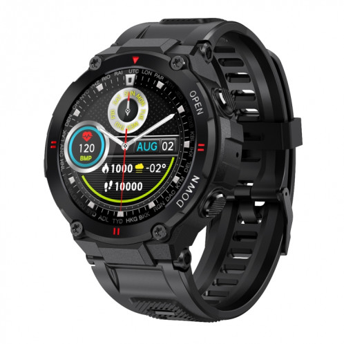 K22 1.28 pouces IPS Smart Watch Smart Watch, Supporte le rappel de cycle menstruel / Call Bluetooth / Surveillance du sommeil (Noir) SH101A1419-08