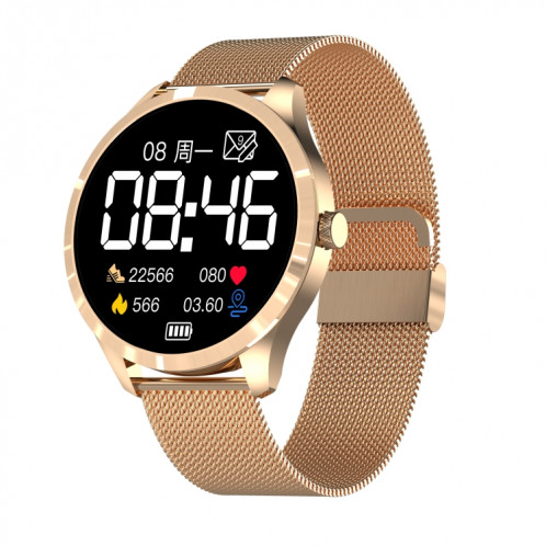 Q9L 1.28 pouces IPS Color Screen Smart Watch Smart Smart, Support Conformité de la pression artérielle / Surveillance de la fréquence cardiaque / Surveillance du sommeil (or) SH201C260-09