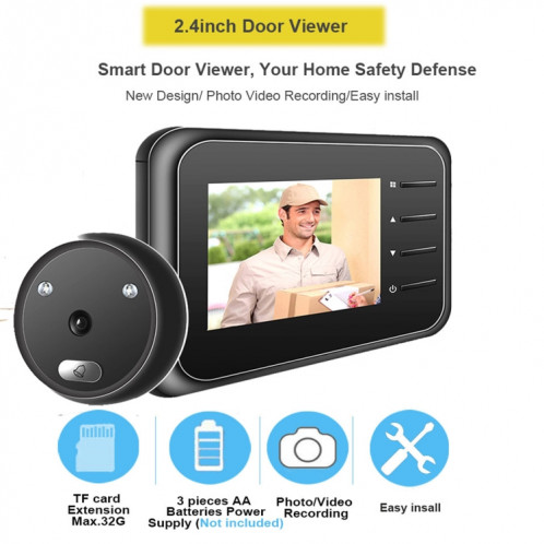 R11 2.4 pouces TFT LCD Affichage Night Vision Photo Vidéo Electronic Cat Eye Soolbell SH4744965-08