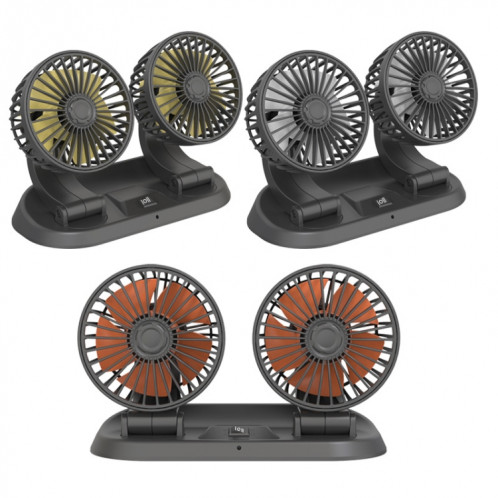 F410 USB 5V Ventilateur de refroidissement électrique pliant à double tête avec une carte de stationnement temporaire temporaire SH72011182-07
