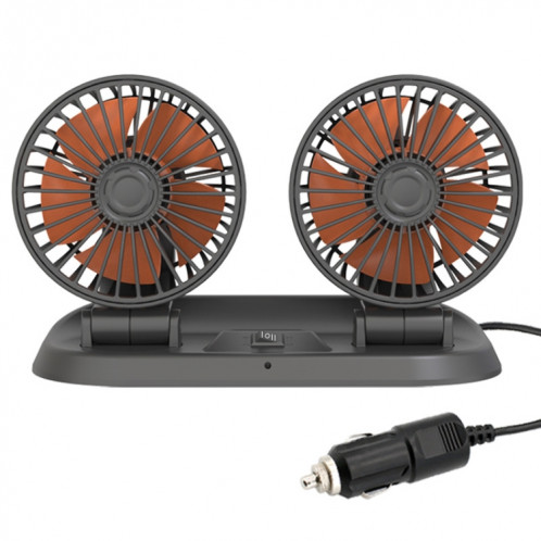 F410 24V Ventilateur de refroidissement électrique à double tête double tête avec carte de stationnement temporaire temporaire SH7203217-07