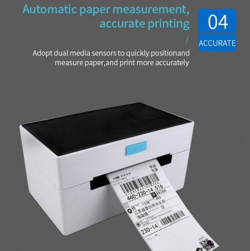 POS-9220 100x150mm Thermal Express Bill Imprimante étiquette auto-adhésive, USB avec version du titulaire, SH5101223-010