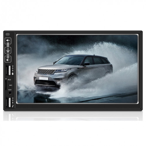 A2821 voiture 7 pouces écran HD MP5 Player, supporte Bluetooth / FM avec télécommande, style: Standard + 8leds Caméra légère SH5203571-07